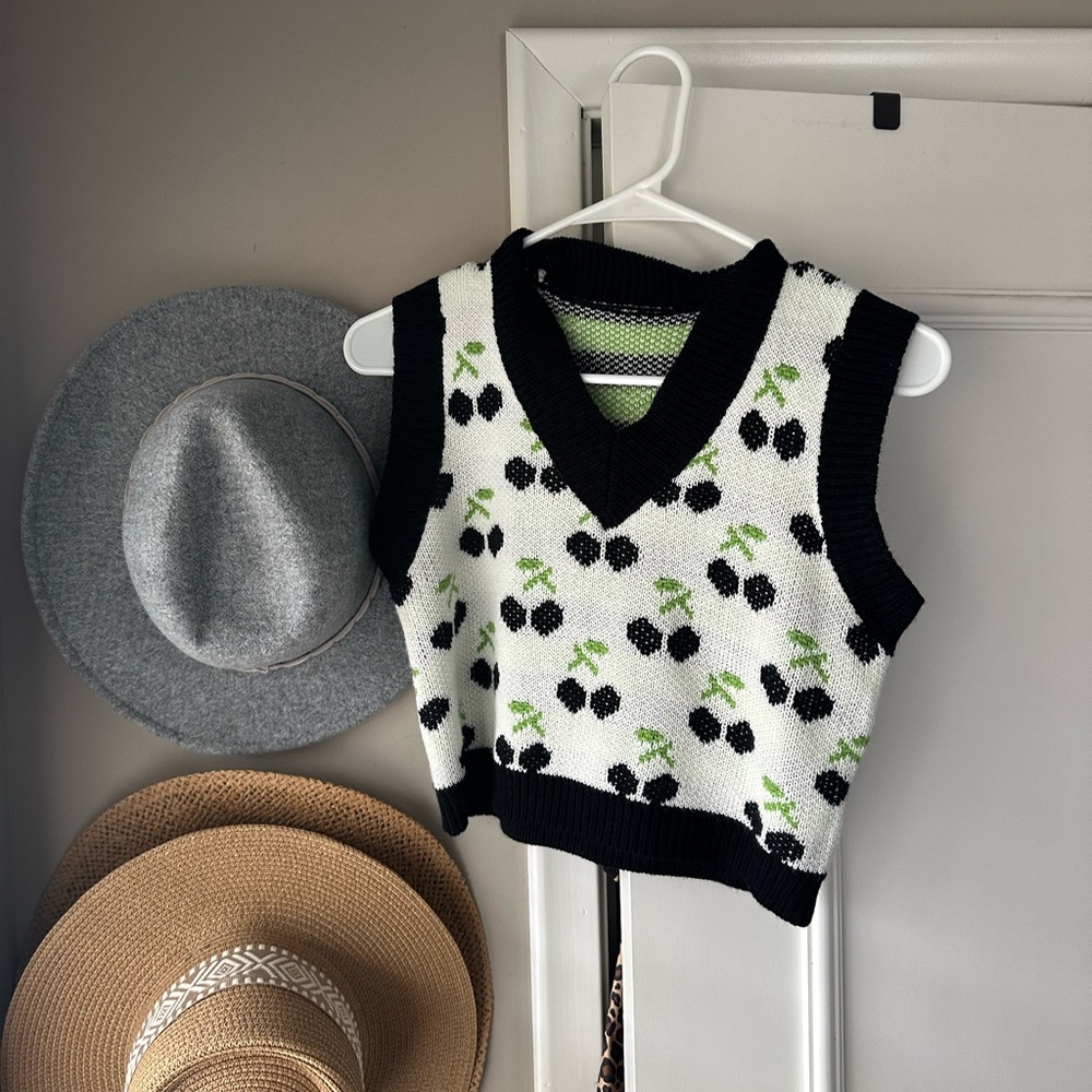 Black Cherry sweater vest